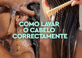  Passos para lavar o cabelo corretamente e estimular o crescimento saudável.