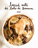 Baked Oats de Bolo de Banana RESET - MPL beauty