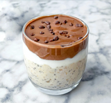 Overnight Oats com Mousse de Chocolate e Calma