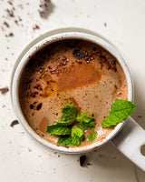 clarity – chocolate quente de hortelã