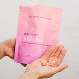 brilha: exfoliante rosa e coco