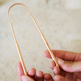 raspador de língua: cobre