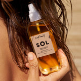 sol: protetor UV para cabelo natural