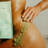 estimula: exfoliante de matcha