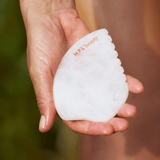 gua sha corpo - quartzo branco - Ferramentas Corpo - MPL beauty