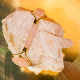 kit gua sha rosa quartzo