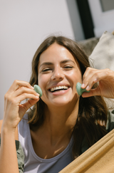 gua sha champignons verts aventurine