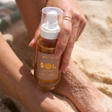 sol: óleo bronzeador protetor SPF30 Iluminador - Proteção Solar - MPL beauty