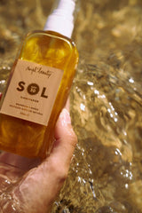 sol: óleo bronzeador protetor SPF30 Iluminador - Proteção Solar - MPL beauty